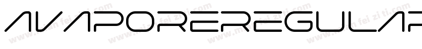 AvaporeRegular 常规字体转换